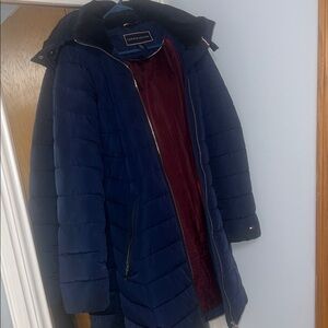 Tommy Hilfiger Navy Blue Puffer Jacket